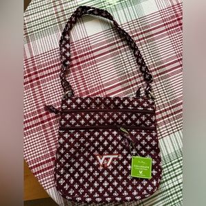 Vera Bradley Collegiate Collection Virginia Tech Triple Zip Hipster